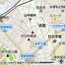 広島県廿日市市須賀7-25周辺の地図