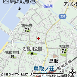 大阪府阪南市鳥取1196周辺の地図