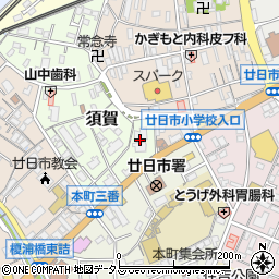 広島県廿日市市須賀9-31周辺の地図