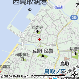 大阪府阪南市鳥取1083周辺の地図