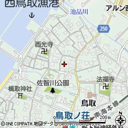 大阪府阪南市鳥取1195周辺の地図