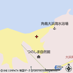 角島大浜海水浴場周辺の地図