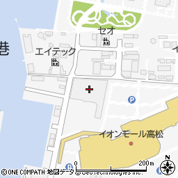 ダイソーイオン高松専門店館店周辺の地図