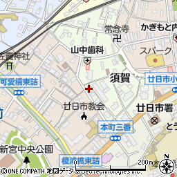 広島県廿日市市須賀7-28周辺の地図