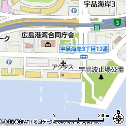 鯉城倉庫周辺の地図