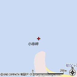 小串岬周辺の地図