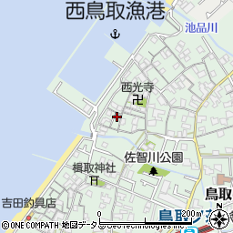 大阪府阪南市鳥取1074周辺の地図
