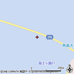 角島大橋周辺の地図