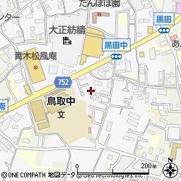 大阪府阪南市黒田383周辺の地図