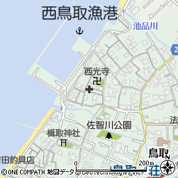 大阪府阪南市鳥取1087周辺の地図