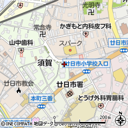 広島県廿日市市須賀9-30周辺の地図