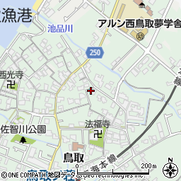 大阪府阪南市鳥取1276周辺の地図