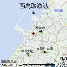大阪府阪南市鳥取1089周辺の地図