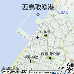 大阪府阪南市鳥取1668周辺の地図