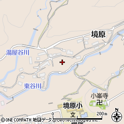 和歌山県橋本市境原周辺の地図