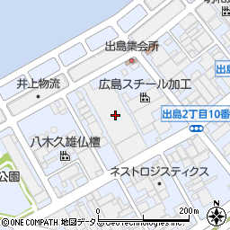 浜本工芸株式会社　出島工場技術部周辺の地図