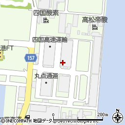 四国高速運輸株式会社　高松支店周辺の地図