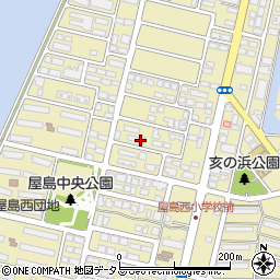 ノエビア化粧品新香川販売会社周辺の地図