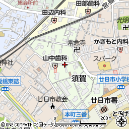 広島県廿日市市須賀周辺の地図