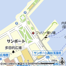 小豆島フェリー株式会社周辺の地図