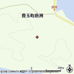長崎県対馬市豊玉町唐洲184周辺の地図