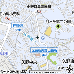 岡田自動車株式会社矢野営業所周辺の地図