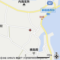 広島県福山市内海町528周辺の地図