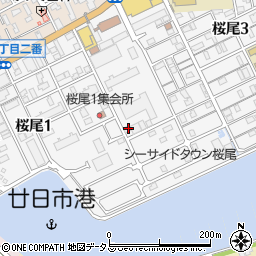 三ツ星ベルト株式会社　広島事務所　建材事業部周辺の地図
