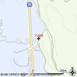 下栃原周辺の地図