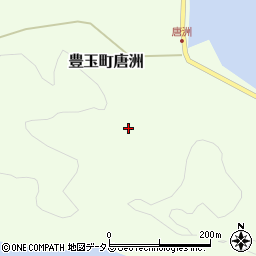 長崎県対馬市豊玉町唐洲185周辺の地図