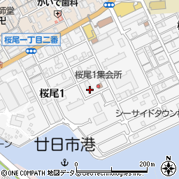 伊藤コーポ桜尾周辺の地図