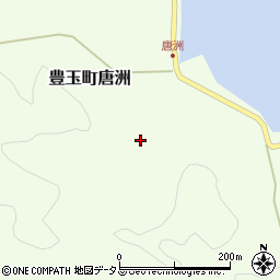 長崎県対馬市豊玉町唐洲135周辺の地図