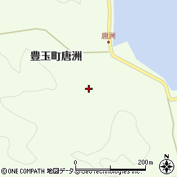 長崎県対馬市豊玉町唐洲134周辺の地図
