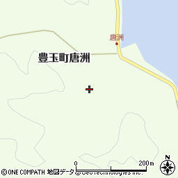 長崎県対馬市豊玉町唐洲189周辺の地図