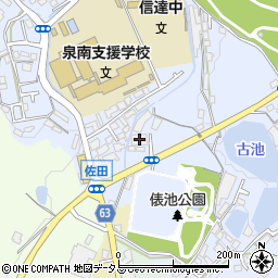 ＪＡ大阪泉州みかん集荷場周辺の地図