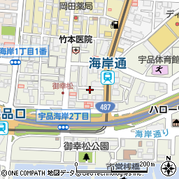 船員災害防止協会中国支部周辺の地図