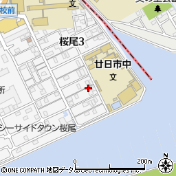 スマイル桜尾Ａ周辺の地図
