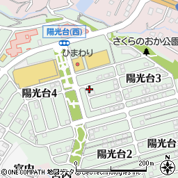 広島県廿日市市陽光台周辺の地図