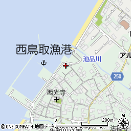 大阪府阪南市鳥取1124周辺の地図
