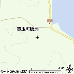 長崎県対馬市豊玉町唐洲191周辺の地図
