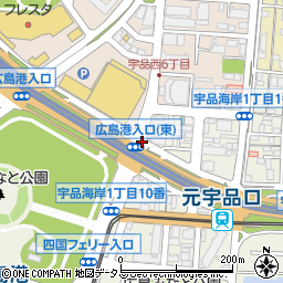広島港入口東周辺の地図