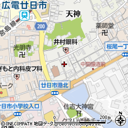 広島県廿日市市天神10-19周辺の地図