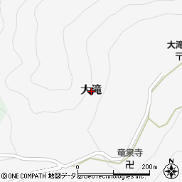 奈良県吉野郡川上村大滝周辺の地図