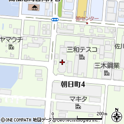 朝日肥糧株式会社周辺の地図