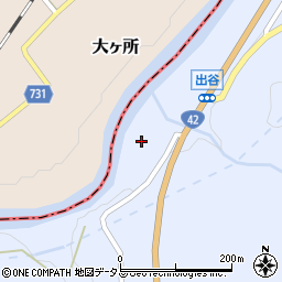 三重県度会郡大紀町滝原1652-3周辺の地図