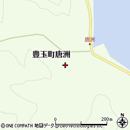 長崎県対馬市豊玉町唐洲193周辺の地図