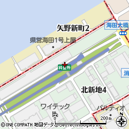 海田大橋周辺の地図