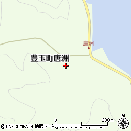 長崎県対馬市豊玉町唐洲195周辺の地図