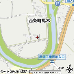 広島県東広島市西条町馬木218周辺の地図