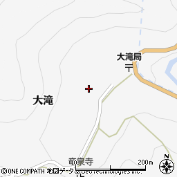 奈良県吉野郡川上村大滝125周辺の地図